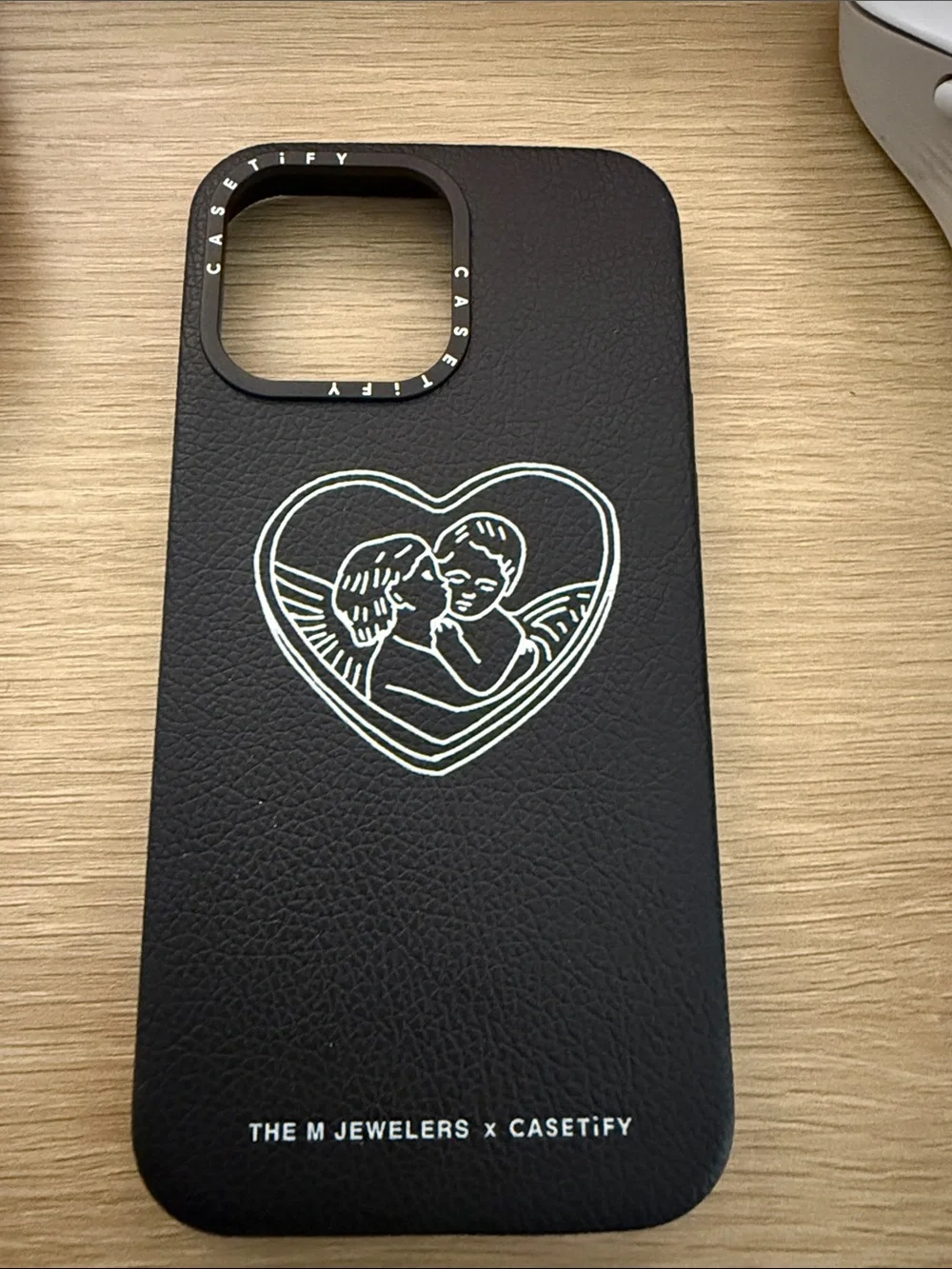 CASETiFY Black Angel Heart iPhone Case